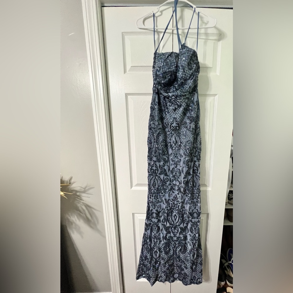 Women’s Windsor Remi Mermaid XL blue sequin dress